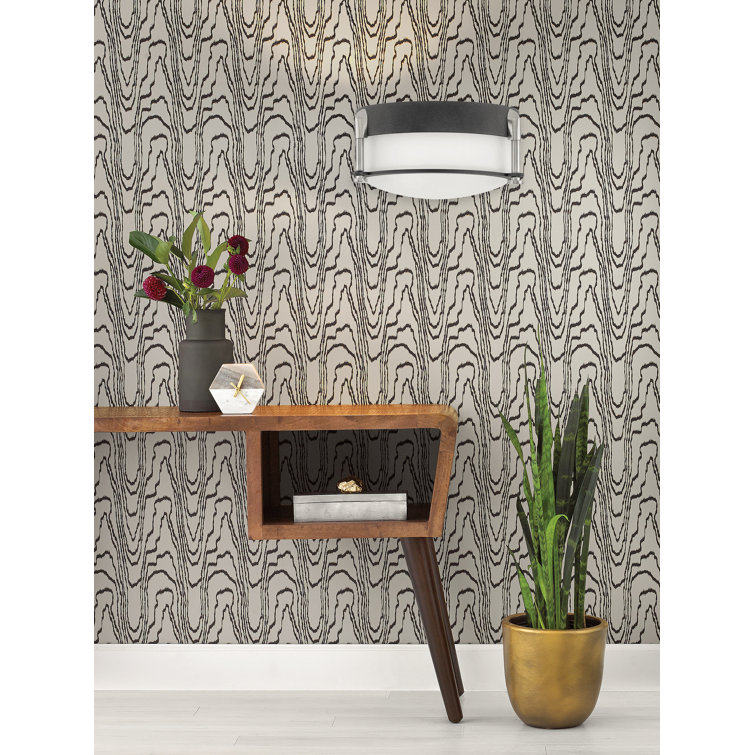 Aged Zinc Etched Opal Glass 16W LED Flush Mount Light