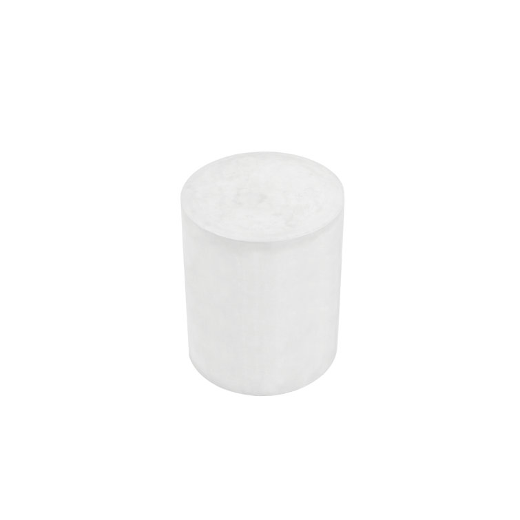 Ivory 20'' Round Concrete Outdoor Side Table