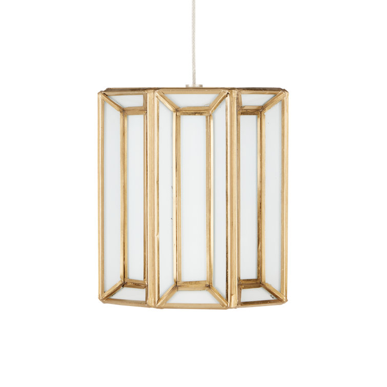 Antique Brass and Frosted Glass 15-Light Pendant