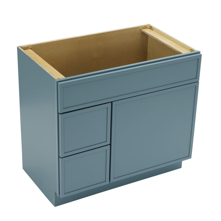 Sea Green 36" Plywood Freestanding Bathroom Vanity Base
