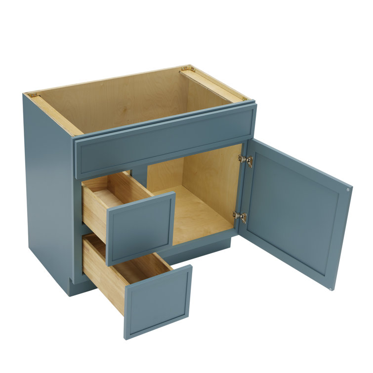 Sea Green 36" Plywood Freestanding Bathroom Vanity Base