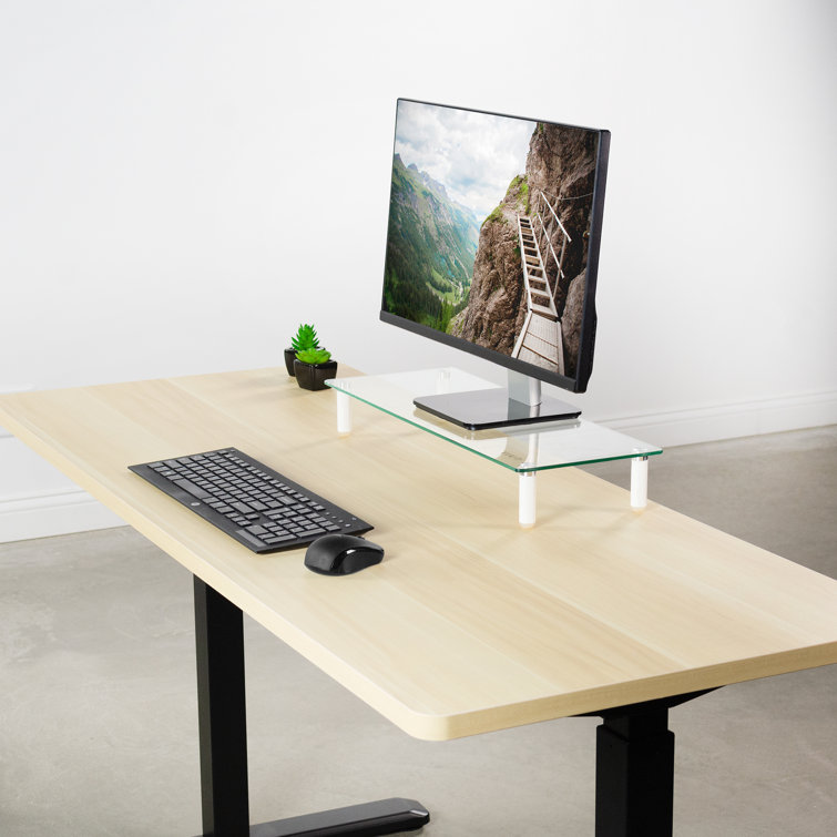 Cyan Chestnut Solid Particle Board 59" Universal Desk Top