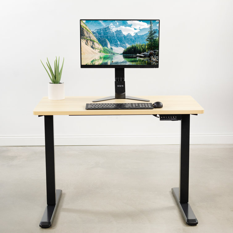 Cyan Chestnut Solid Particle Board 59" Universal Desk Top