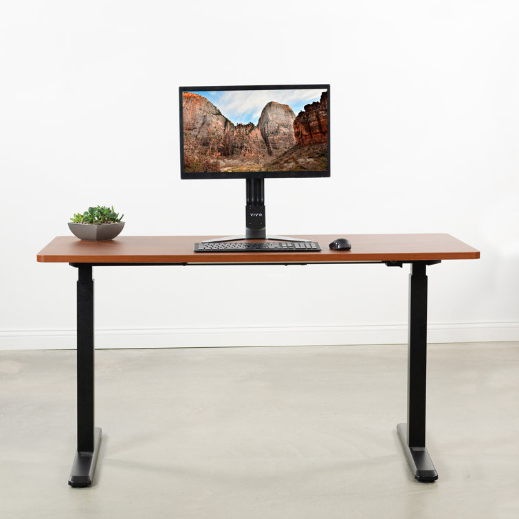 VIVO Dark Walnut 71 x 36 inch Particle Board Table Top