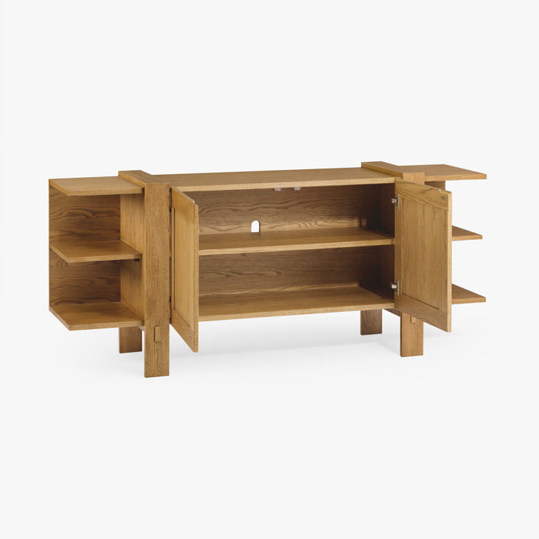 Santo 72'' Solid Oak Sideboard with Shelves