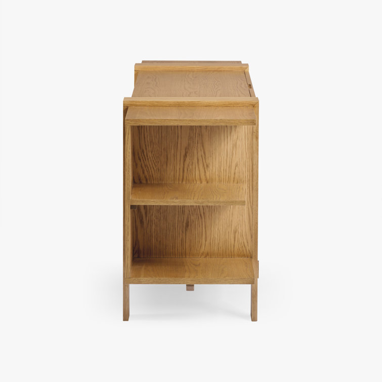 Santo 72'' Solid Oak Sideboard with Shelves
