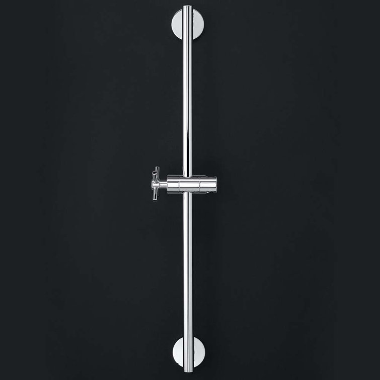 Neo Polished Chrome Adjustable Shower Slide Bar