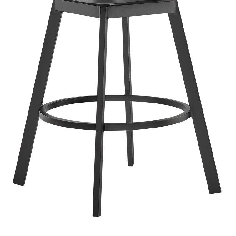 Hazel Teak and Aluminum Outdoor Swivel Chair with Cushions