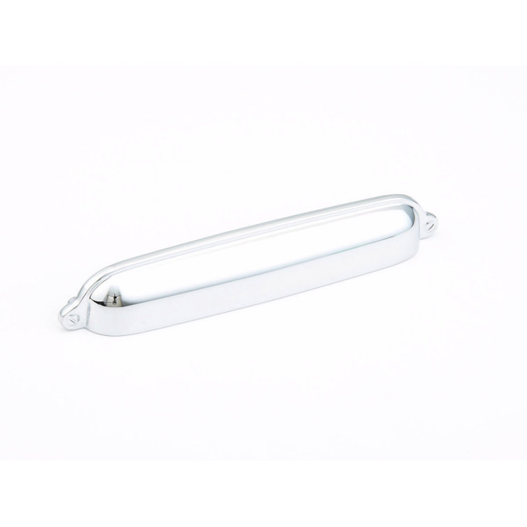 Polished Chrome Traditional 6" Cabinet Cup Pull