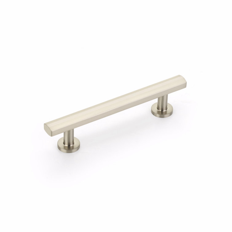 Brushed Nickel 4" Bar Cabinet Pull with Mounting Hardware