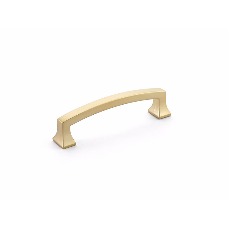 Menlo Park Brushed Brass 4-inch Arched Cabinet Pull