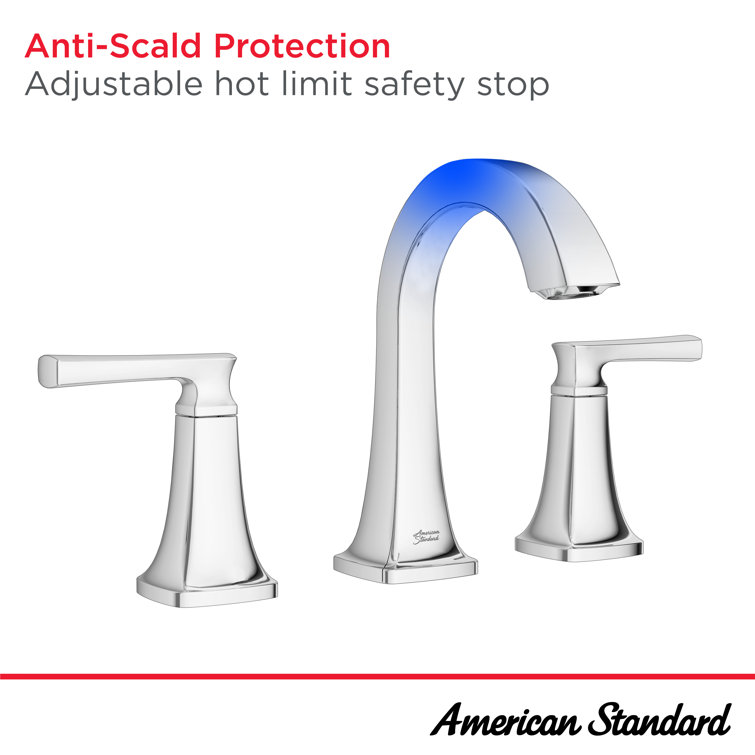 Belmeade Chrome 2-Handle Widespread Bathroom Faucet with Drain Assembly