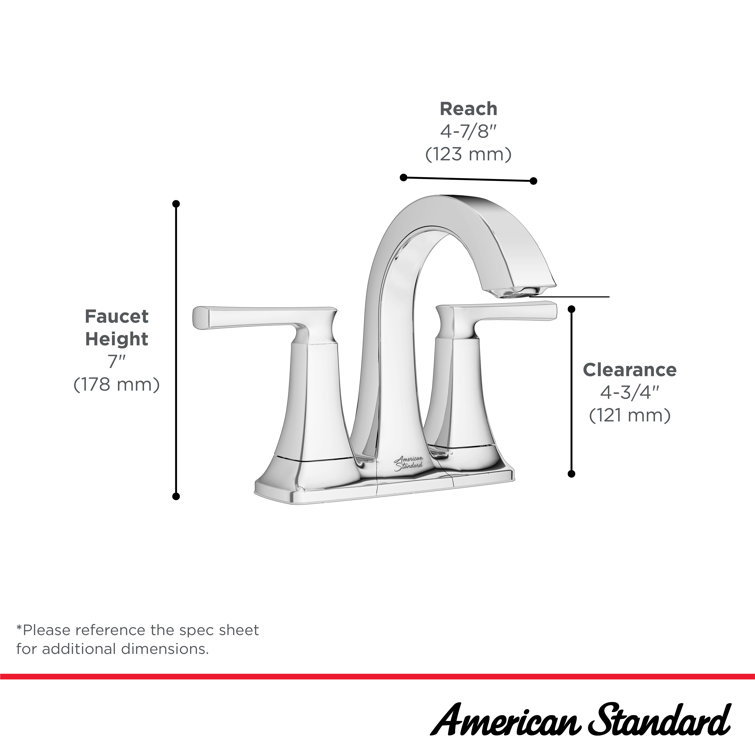 Belmeade Brushed Nickel 2-Handle Centerset Bathroom Faucet
