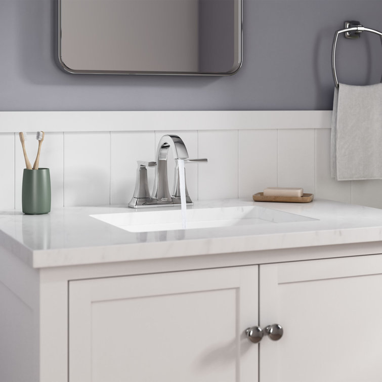 Belmeade Chrome 2-Handle Centerset Bathroom Faucet with Pop-Up Drain