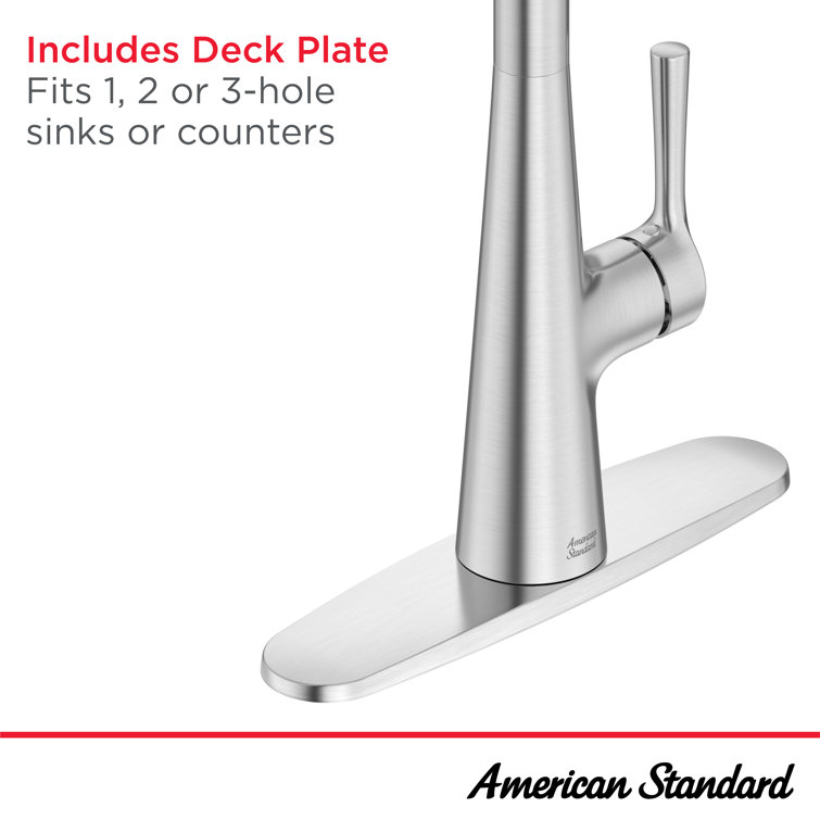 Brushed Nickel Touchless Pull-Down Kitchen Faucet with Spray
