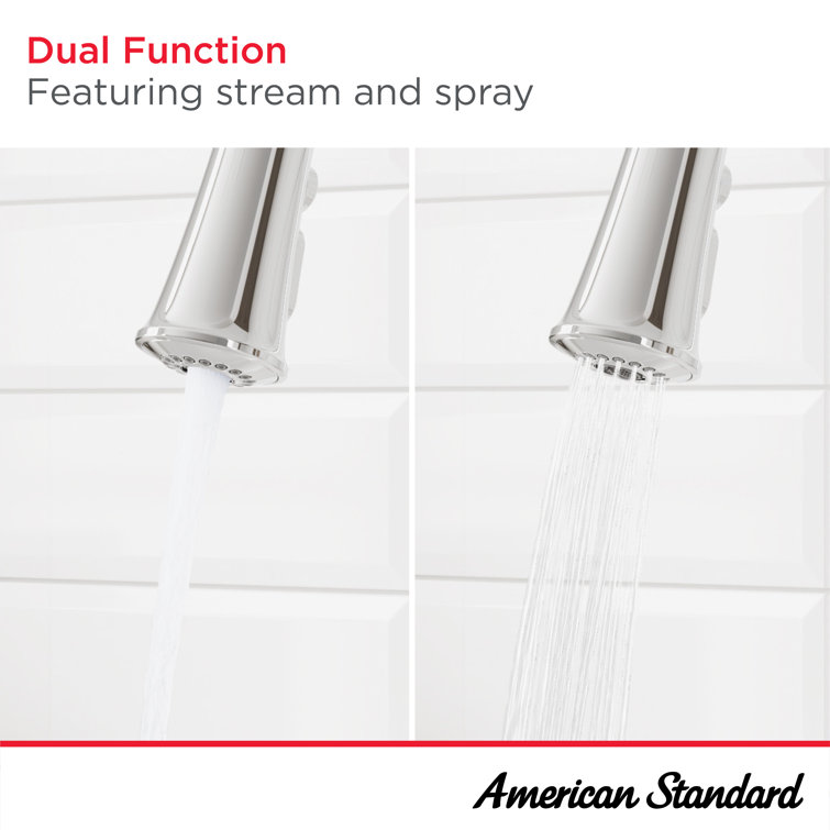 Brushed Nickel Touchless Pull-Down Kitchen Faucet with Spray