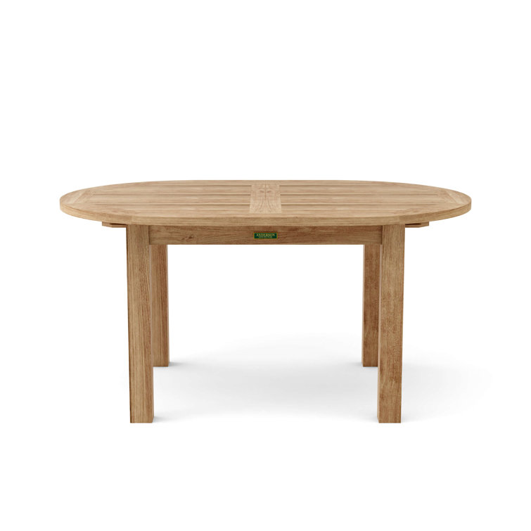 Bahama 78" Oval Teak Outdoor Dining Table