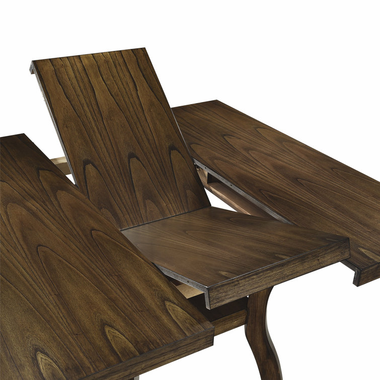 Darla Transitional Brown Extendable Rectangular Dining Table