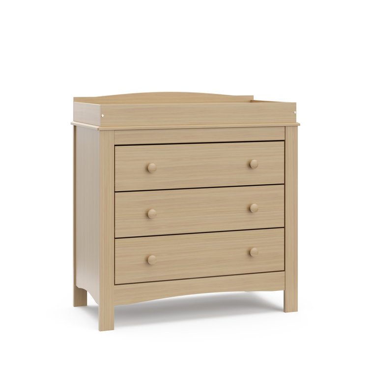 Noah Driftwood 3-Drawer Chest with Removable Changing Topper