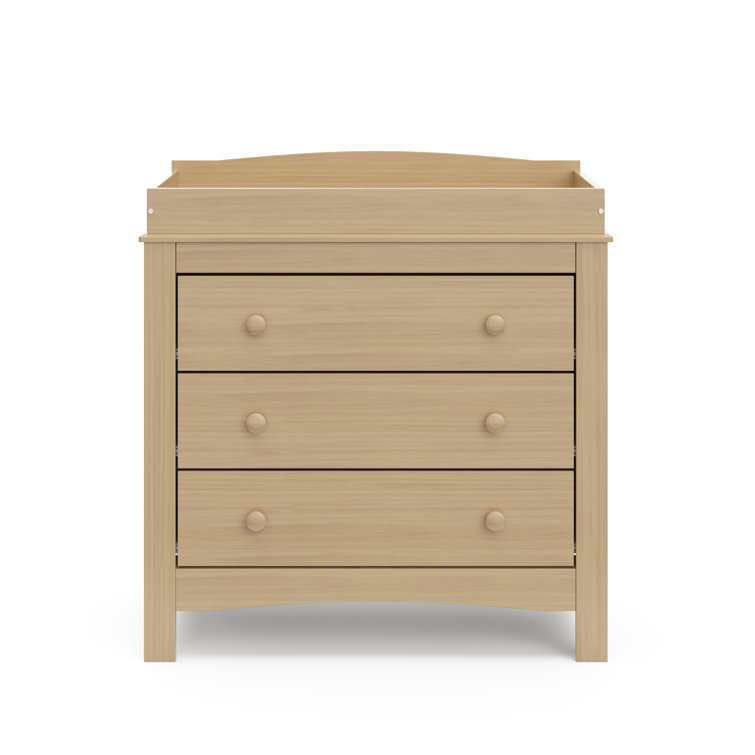 Noah Driftwood 3-Drawer Chest with Removable Changing Topper