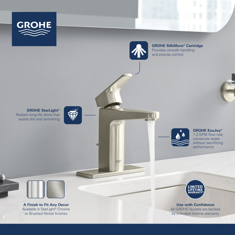 Tallinn Brushed Nickel Single-Handle Bathroom Faucet