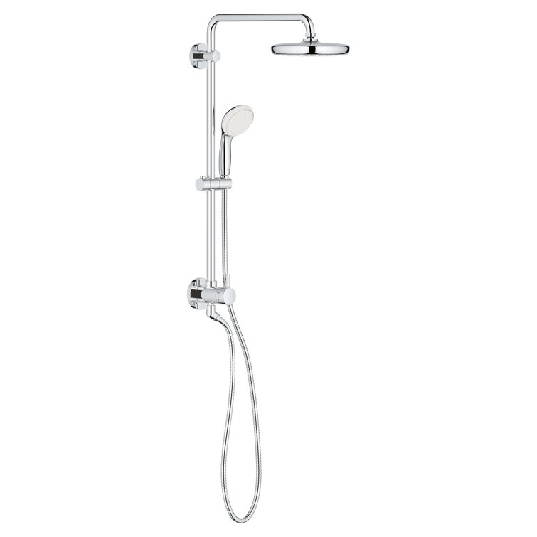 Starlight Chrome Adjustable Multi-Head Rain Shower System