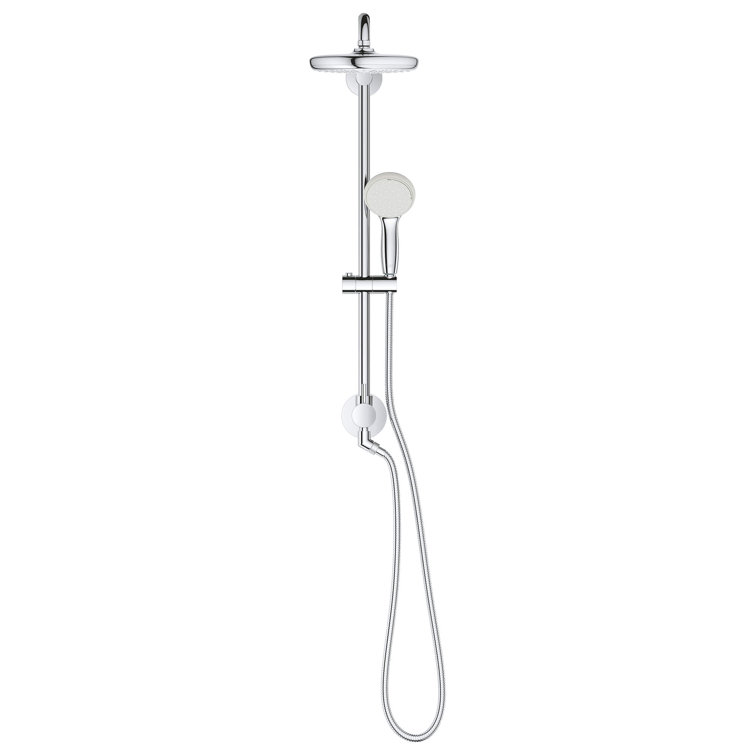 Starlight Chrome Adjustable Multi-Head Rain Shower System