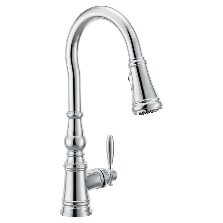 Chrome 3-in-1 Water Filtration Pulldown Kitchen Faucet