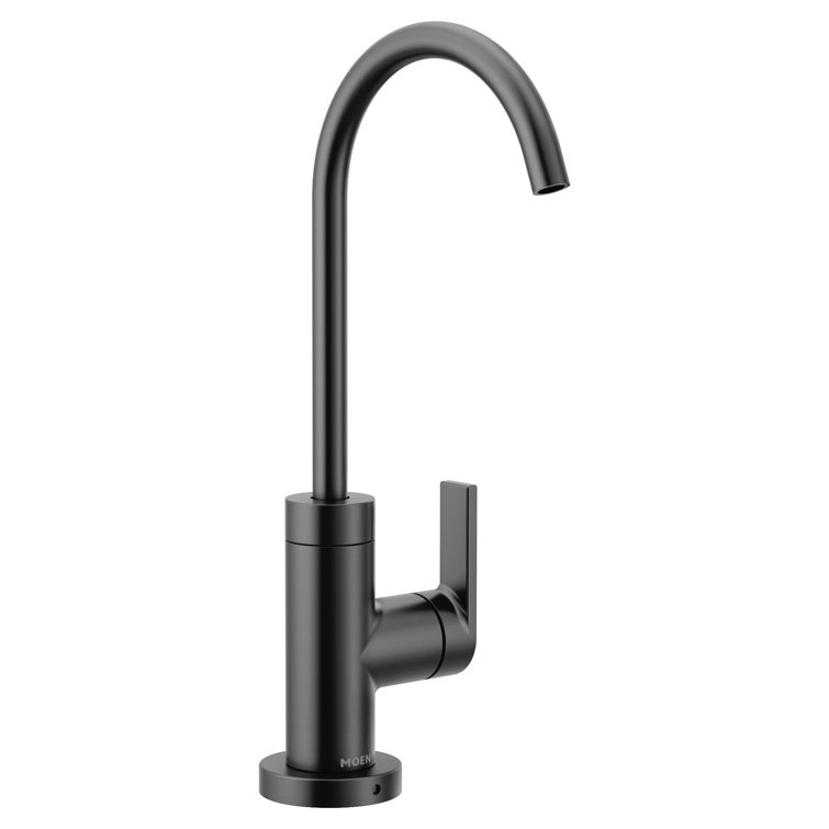Nio Matte Black Modern High Arc Cold Beverage Faucet