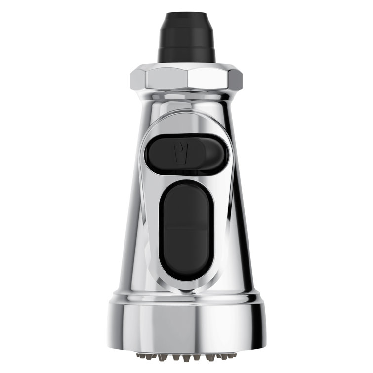 Chrome High Arc Pulldown Kitchen Faucet with Pull-out Spray