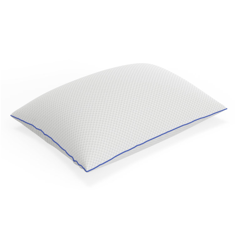 Oversized White Gel-Infused Shredded Memory Foam Pillow Set