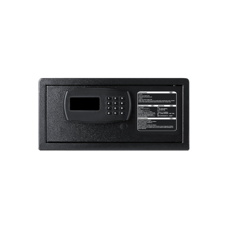 Summit 17" Black Steel Digital Keypad In-Room Safe