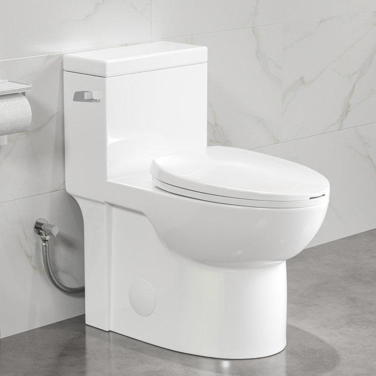 Denbigh Chair Height Elongated White Ceramic Toilet