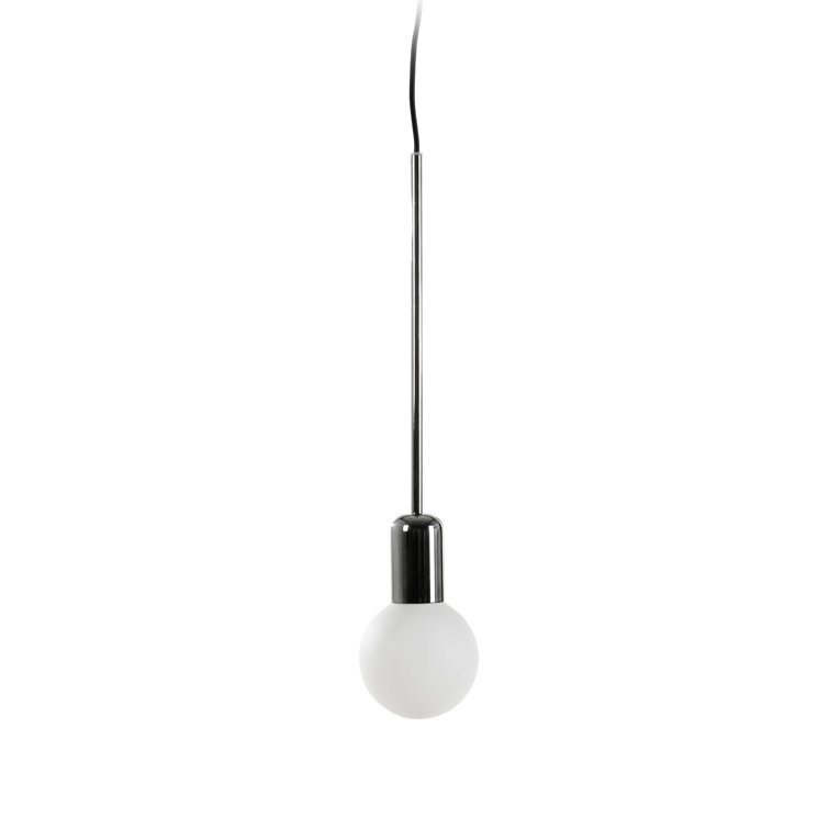 Small Black Contemporary Woven Pendant Light