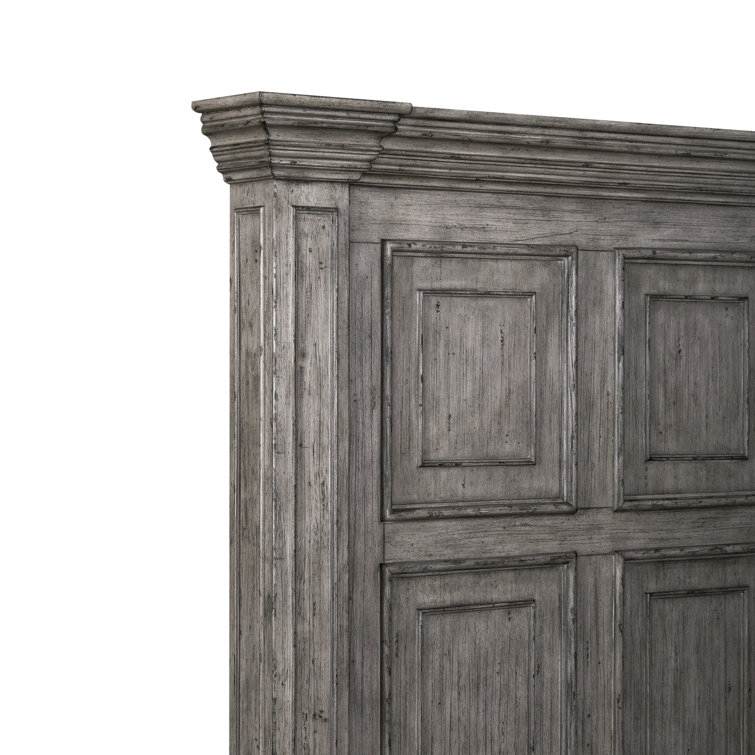 Brownstone Queen Panel Bed with Dresser and Mirror