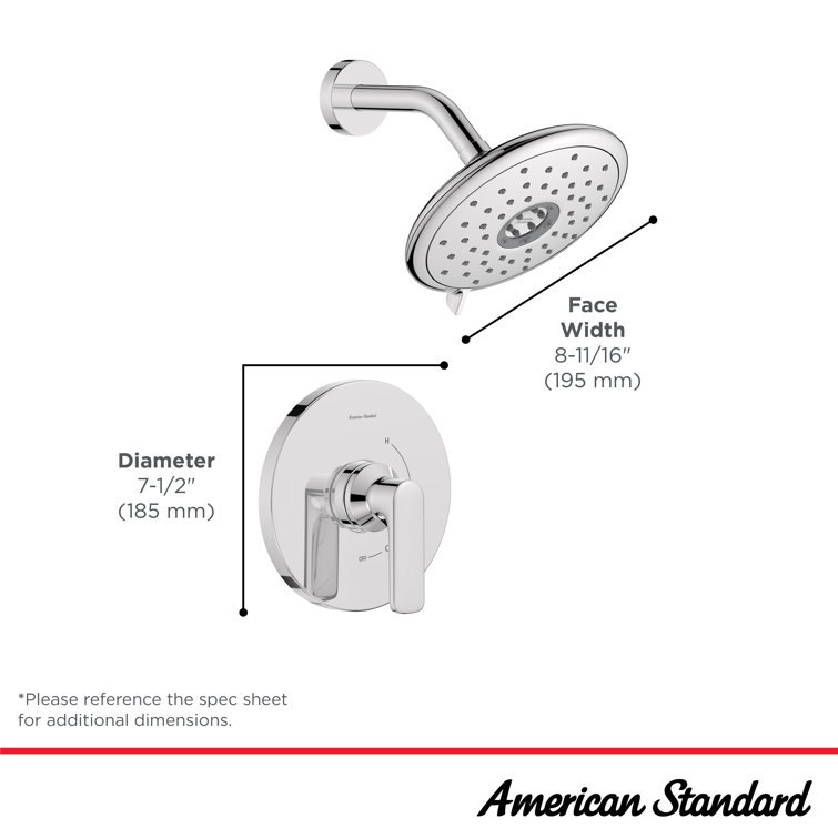Matte Black Wall Mounted Shower Trim Kit with Lever Handle