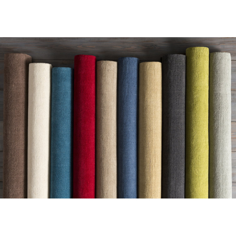 Ivory Wool Handmade Rectangular 6' x 9' Area Rug