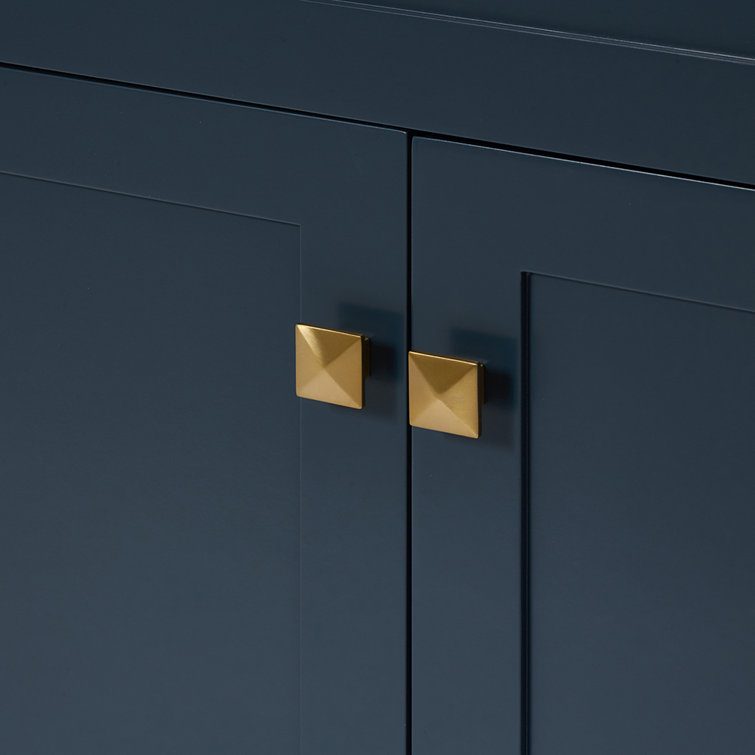 Midnight Blue 60'' Double Freestanding Bathroom Vanity