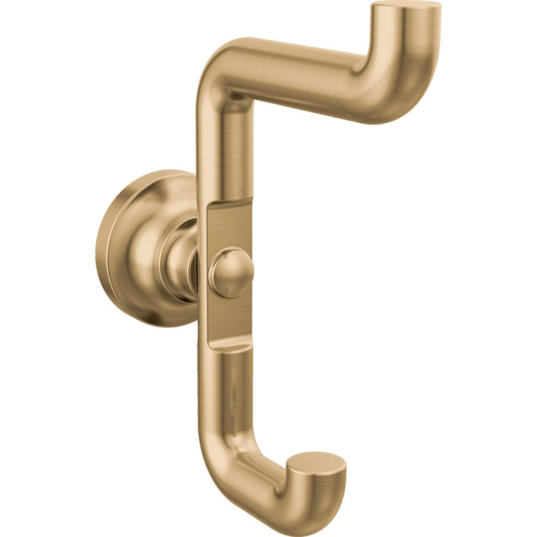 Champagne Bronze Wall Mounted Double Towel Hook