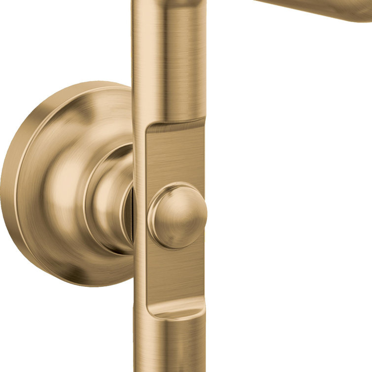 Champagne Bronze Wall Mounted Double Towel Hook