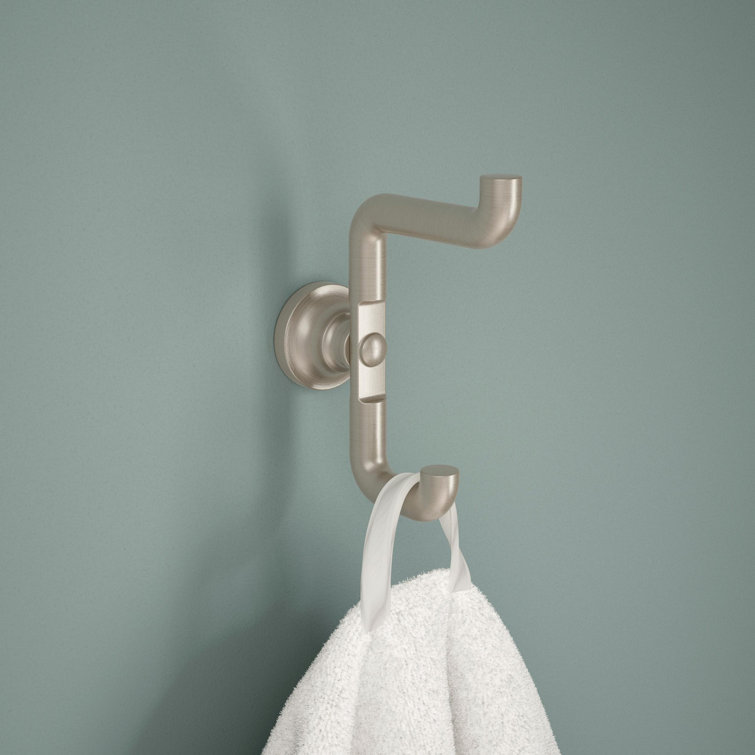 Stainless Steel Wall Mounted Double Towel Hook