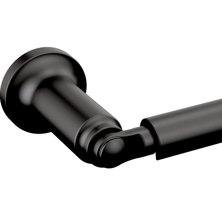 Delta Saylor Matte Black Wall Mounted Pivot Arm Toilet Paper Holder