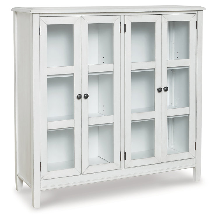 Gray Adjustable Shelving Office Accent Cabinet