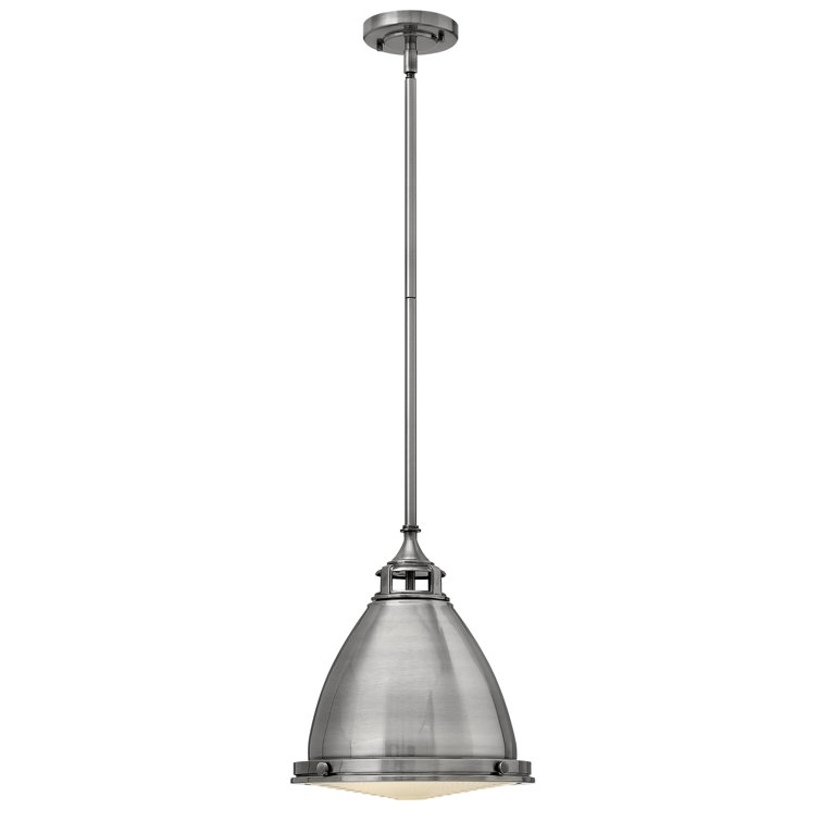 Mini Amelia LED 1-Light Pendant in Polished Antique Nickel