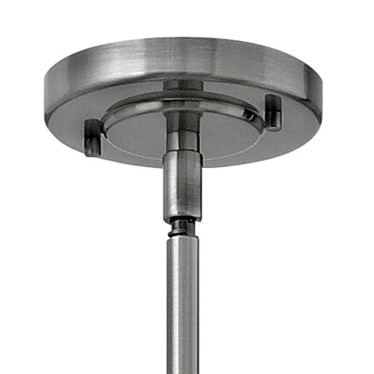 Mini Amelia LED 1-Light Pendant in Polished Antique Nickel