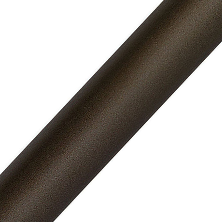 Buckeye Bronze 12" Steel Light Fixture Downrod