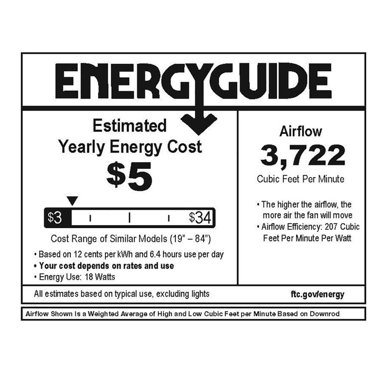 Hampton 56" Heritage Brass Smart LED Ceiling Fan with Reversible Blades