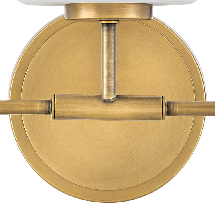 Heritage Brass 3-Light Etched Opal Dimmable Vanity Light