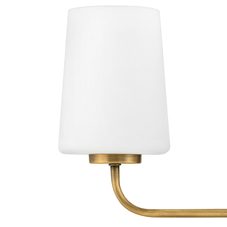 Heritage Brass 3-Light Etched Opal Dimmable Vanity Light