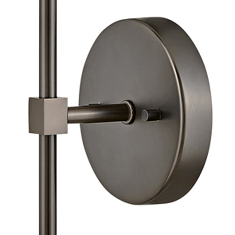 Ana Black Oxide Crystal Cylinder Wall Sconce